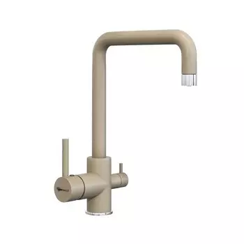 Смеситель для кухни Uperwood UPD-004, с каналом для фильтрованной воды, цвет 04 хром/лён