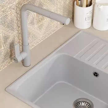 Смеситель для кухни Uperwood UPD-006, цвет 02 хром/туман