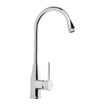 Смеситель для кухни ZEIN Z2484, картридж керамика 40 мм, высокий излив, хром