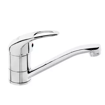 Смеситель для кухни ZEIN ZC2039, однорычажный, картридж 35 мм, излив 20 см, без подводки, хром