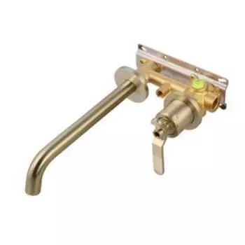 Смеситель для раковины 1760'S LOFT 5530CG, однорычажный, скрытый, настенный, золото