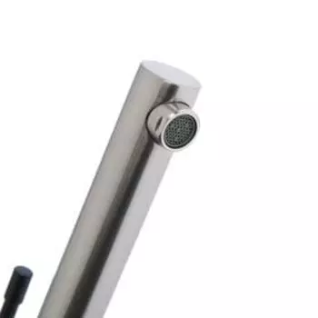 Смеситель для раковины Accoona A91112А, 1-рычажный, латунь, картридж 35мм, h=25см, сатин