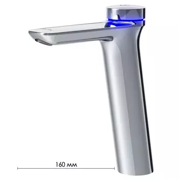 Смеситель для раковины AM.PM F50A93400 TouchReel, электронный, с донным клапаном, хром