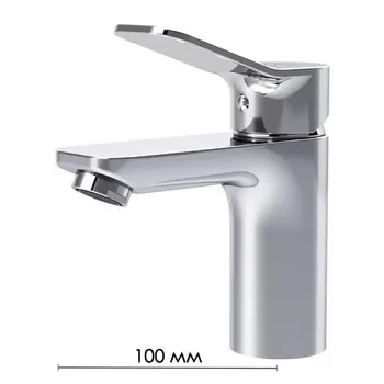 Смеситель для раковины AM.PM X-Joy F85A82100, излив 100 мм, с донным клапаном, хром