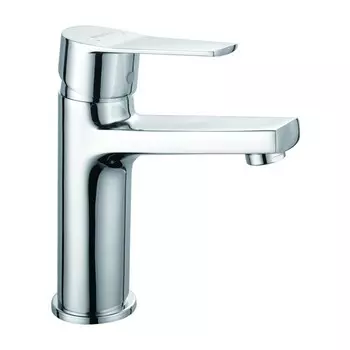 Смеситель для раковины BOOU B8246-1LJ, излив 125 мм, однорычажный, латунь, хром