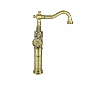 Смеситель для раковины Bronze de Luxe WINDSOR 21888, излив 150 мм, латунь, бронза