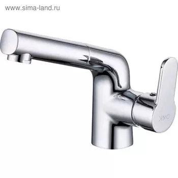 Смеситель для раковины D&K Rhein Marx DA1392141 с выдвижной лейкой, цвет хром