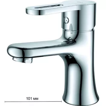 Смеситель для раковины D K Rhein Paulinus DA1352141, хром