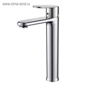 Смеситель для раковины D&K Rhein Speyer DA1312001, однорычажный, высокий излив, хром