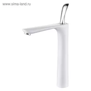 Смеситель для раковины D&K Venice Baciano DA1032056, однорычажный, высокий излив, белый/хром 56651