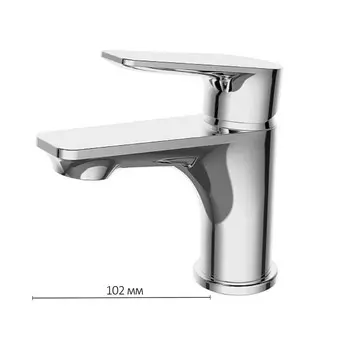 Смеситель для раковины DEVIDA VIVA DVS0843-11, однорычажный, на гайке, хром