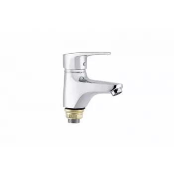 Смеситель для раковины FAUZT FZs-940-126, однорычажный, короткий излив 110 мм, хром