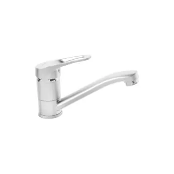 Смеситель для раковины Haiba HB4513-1, однорычажный, с поворотным изливом, матовый хром