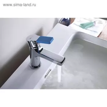 Смеситель для раковины Lemark Aura LM0606C, монолитный, цвет хром