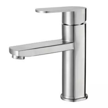 Смеситель для раковины Melana F610301 STELLO, высокий излив, нержавеющая сталь