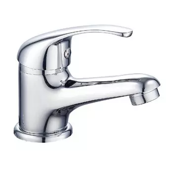 Смеситель для раковины "ПСМ-Профсан" PSM-104-5, однорычажный, длина излива 95 мм, хром