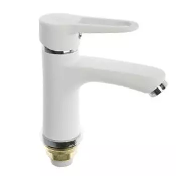 Смеситель для раковины RMS SL77W-001F, однорычажный, белый