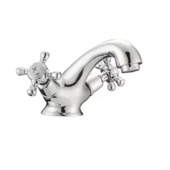 Смеситель для раковины Smart "Классик нью", двухвентильный, без донного клапана, хром