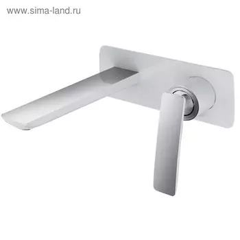 Смеситель для раковины Timo Helmi 4071/00-16SM, встроенный, хром-белый
