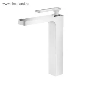 Смеситель для раковины Timo Torne 4311/00-16F, однорычажный, хром/белый