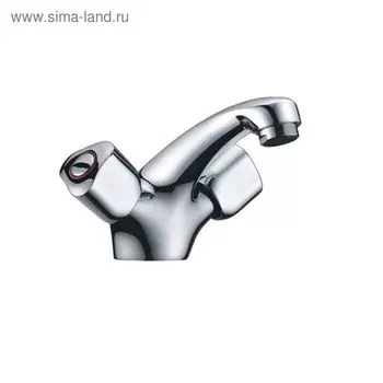 Смеситель для раковины WasserKRAFT Amper 2903, двухвентильный, хром