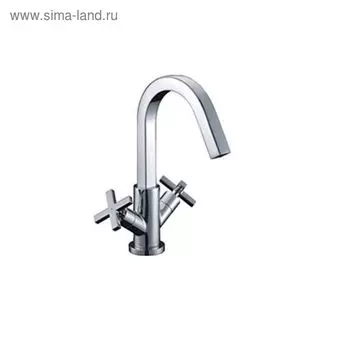 Смеситель для раковины WasserKRAFT Weser 7803, двухвентильный, хром