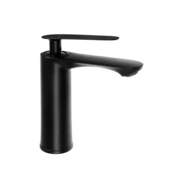 Смеситель для раковины ZEIN Z2077F, дизайнерский, картридж 35 мм, латунь, черный