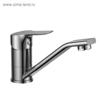 Смеситель для умывальника Rossinka RS29-22, одноручный, с поворотным изливом, цвет хром