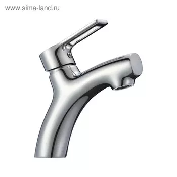 Смеситель для умывальника Rossinka RS43-11U, одноручный, монолитный, цвет хром