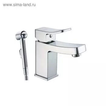 Смеситель для умывальника WasserKRAFT Aller 1068, с гигиенической лейкой, хром