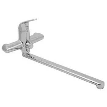 Смеситель для ванны CULTO GO BL01GO, однорычажный, без лейки, излив 350 мм, хром