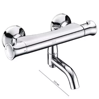 Смеситель для ванны D&K Bayern Potsdam DA2113201 термостатический, цвет хром