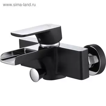 Смеситель для ванны D&K Berlin Technische DA1433515, однорычажный, хром/черный