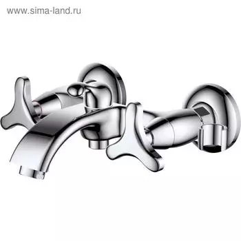 Смеситель для ванны D&K Hessen Goethe DA1383241, двухвентильный, хром