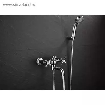 Смеситель для ванны D&amp;K Hessen Hercules DA1423241, двухвентильный, хром