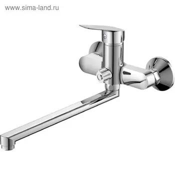 Смеситель для ванны Esko Saint-Petersburg SPb 31, с поворотным изливом 350 мм, с аксес., цвет хром