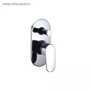 Смеситель для ванны и душа WasserKRAFT Donau 5361, со встраиваемой системой монтажа, хром