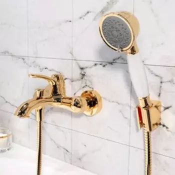 Смеситель для ванны IDDIS Oldie OLDYG00i02, желтое золото