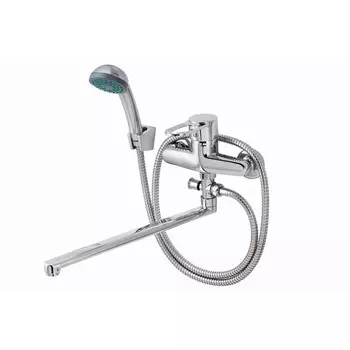 Смеситель для ванны "ПСМ-Профсан" PSM-521-008, однорычажный, длина излива 320 мм, хром