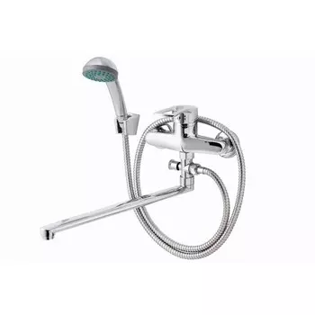 Смеситель для ванны "ПСМ-Профсан" PSM-521-017, однорычажный, длина излива 320 мм, хром