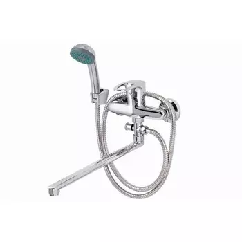 Смеситель для ванны "ПСМ-Профсан" PSM-521-084, однорычажный, длина излива 320 мм, хром