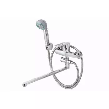 Смеситель для ванны "ПСМ-Профсан" PSM-523-017, однорычажный, длина излива 320 мм, хром