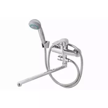 Смеситель для ванны "ПСМ-Профсан" PSM-523-023, однорычажный, длина излива 320 мм, хром