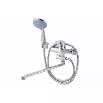 Смеситель для ванны "ПСМ-Профсан" PSM-527-037, однорычажный, длина излива 320 мм, хром