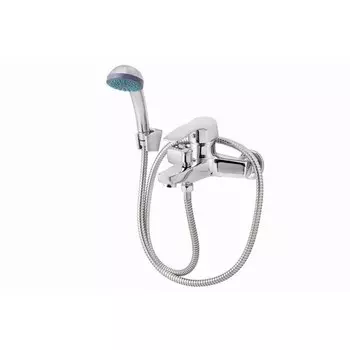 Смеситель для ванны "ПСМ-Профсан" PSM-815-023, однорычажный, излив 165 мм, лейка, хром