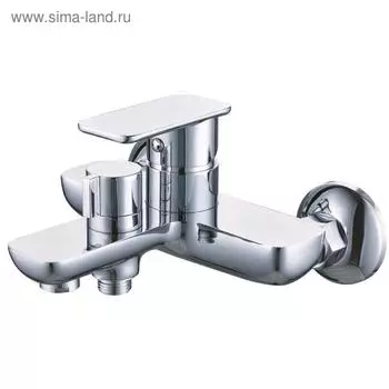 Смеситель для ванны RUSH Bruny BR4335-44, однорычажный, короткий излив, хром