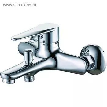 Смеситель для ванны RUSH Denis DN0335-44, однорычажный, короткий излив, хром