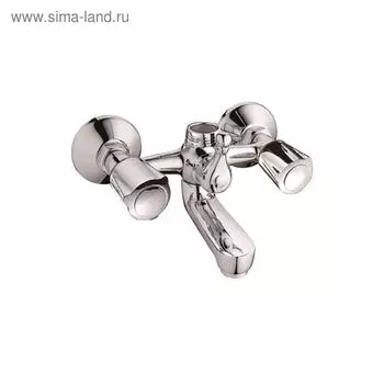 Смеситель для ванны RUSH Pioneer PI7950-44, двухвентильный, короткий излив, хром