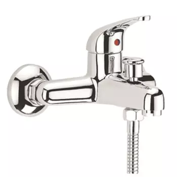 Смеситель для ванны Smart "Реал", настенный, излив 120 мм, с аксессуарами, хром