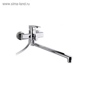 Смеситель для ванны Timo Sahara 2205YCR, настенный, с лейкой и шлангом